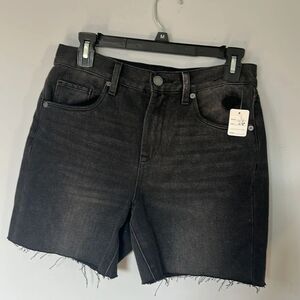 Blank NYC The Madison Crop Black Jean‎ Shorts Size 26